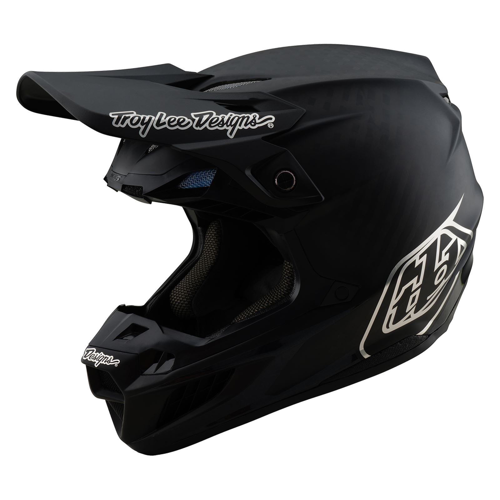 Troy Lee Designs Spring 2025 MX Helmet SE5 Carbon Mono Black